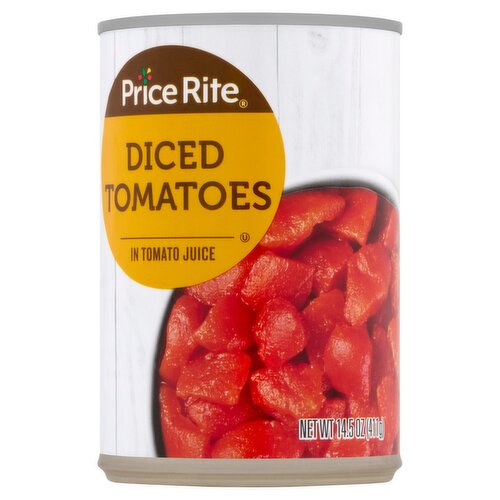 Price Rite Diced Tomatoes in Tomato Juice, 14.5 oz