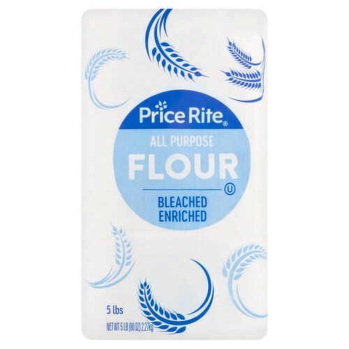 Price Rite Bleached Enriched All Purpose Flour, 80 oz
