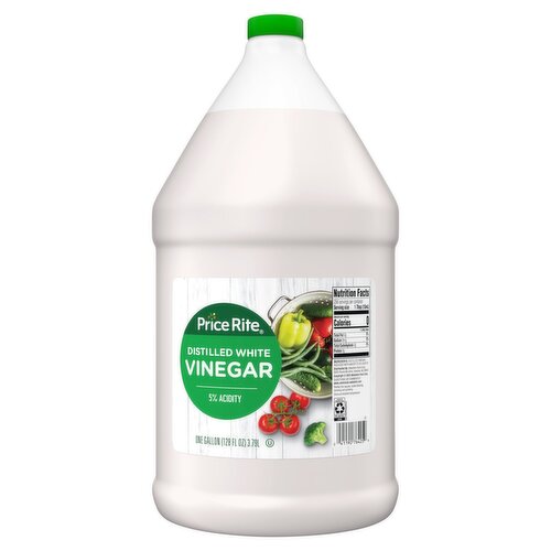 Price Rite Distilled White Vinegar, 128 fl oz