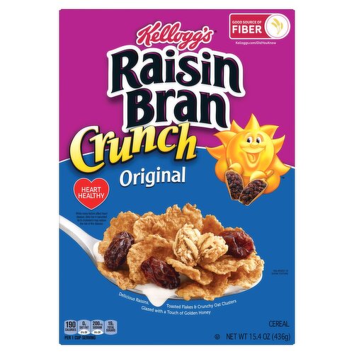 Kellogg's Raisin Bran Crunch Cereal, 15.4 oz