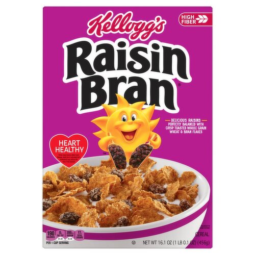 Kellogg's Raisin Bran Cereal, 16.1 oz