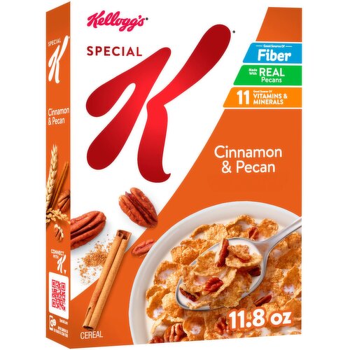 Kellogg's Special K Cinnamon & Pecan Cereal, 11.8 oz