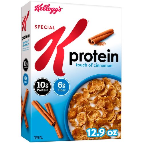 Kellogg's Special K Protein Touch of Cinnamon Cereal, 12.9 oz