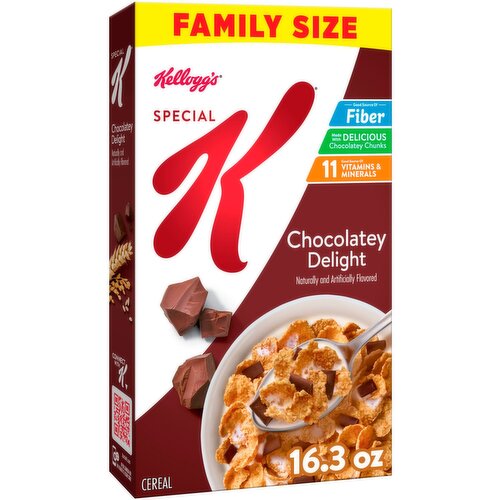 Kellogg's Special K Chocolatey Delight Cereal Family Size, 16.3 oz