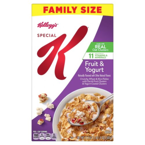 Kellogg's Special K Fruit & Yogurt Cereal, 17.9 oz