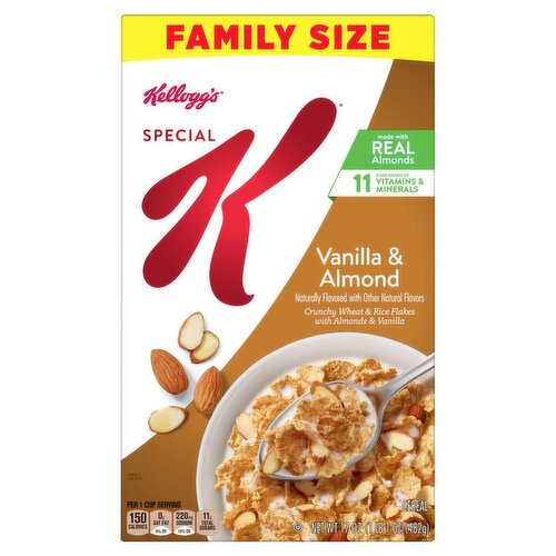 Kellogg's Special K Vanilla & Almond Cereal, 17 oz