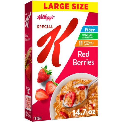 Kellogg's Special K Red Berries Cereal Large Size, 14.7 oz