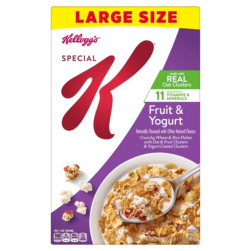 Kellogg's Special K Fruit & Yogurt Cereal Large Size, 17.1 oz