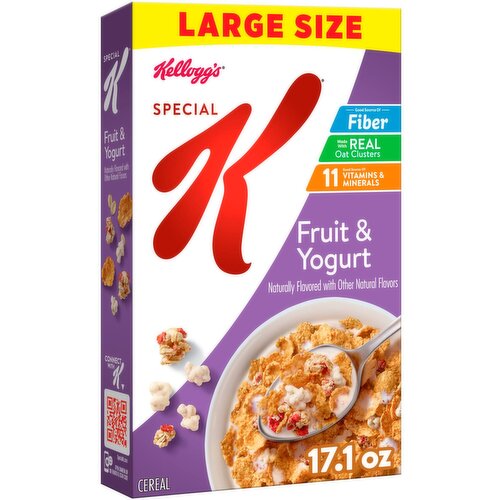 Kellogg's Special K Fruit & Yogurt Cereal Large Size, 17.1 oz