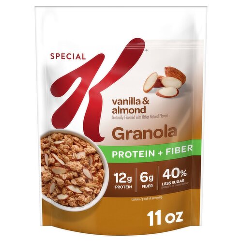 Kellogg's Special K Vanilla and Almond Granola, Protein Granola, 11 oz Bag