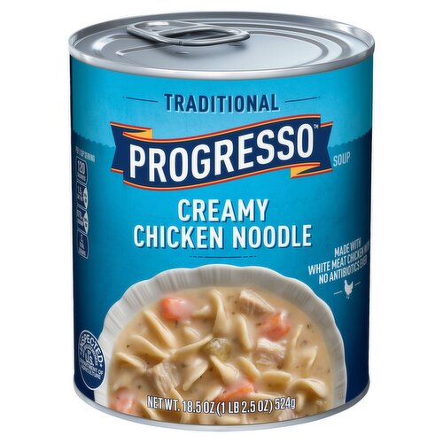 Progresso Traditional Creamy Chicken Noodle Soup, 18.5 oz