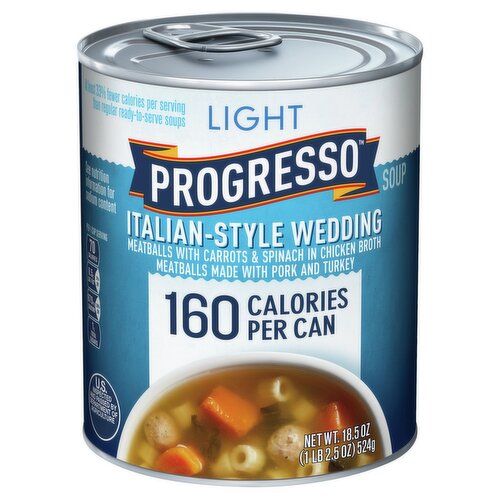 Progresso Light Italian-Style Wedding Soup, 18.5 oz