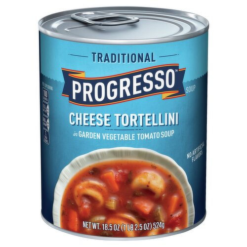 Progresso Traditional Cheese Tortellini in Garden Vegetable Tomato Soup, 18.5 oz