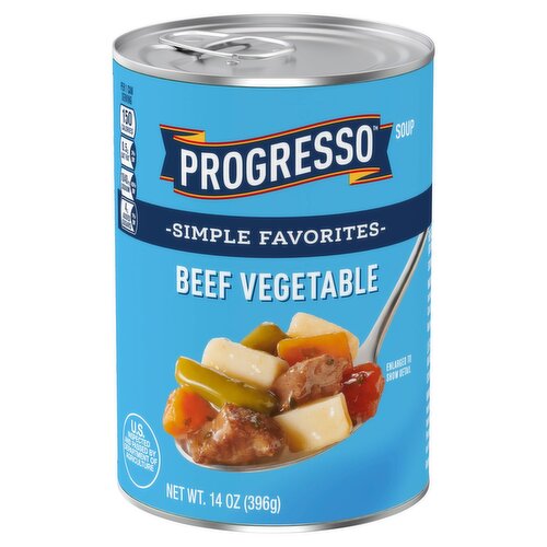 Progresso Beef Vegetable Soup, 14 oz