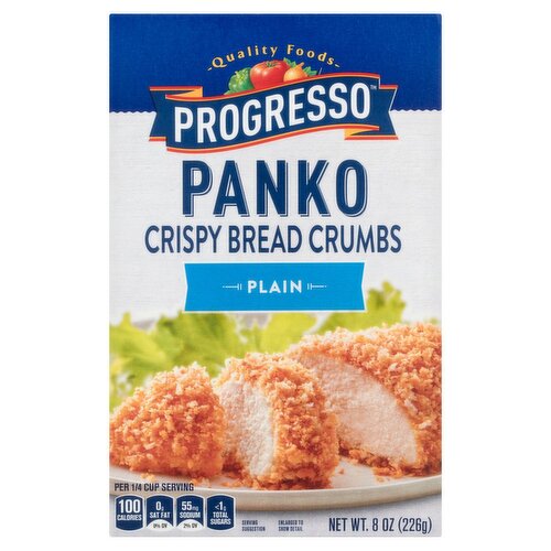 Progresso Plain Panko Crispy Bread Crumbs, 8 oz