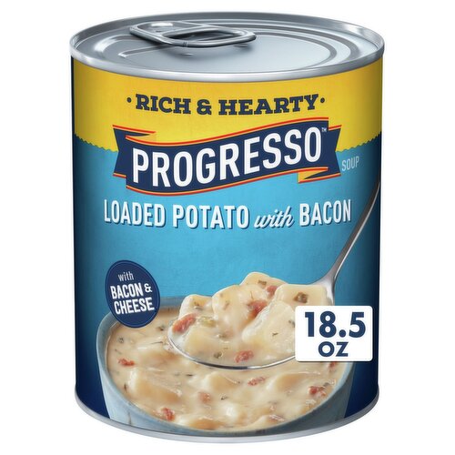 Progresso Rich & Hearty Loaded Potato with Bacon Soup, 18.5 oz