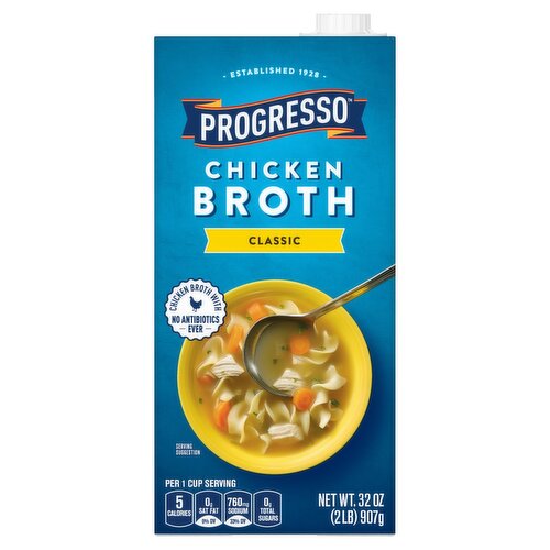 PROGRESSO Classic Chicken Broth, 32 oz