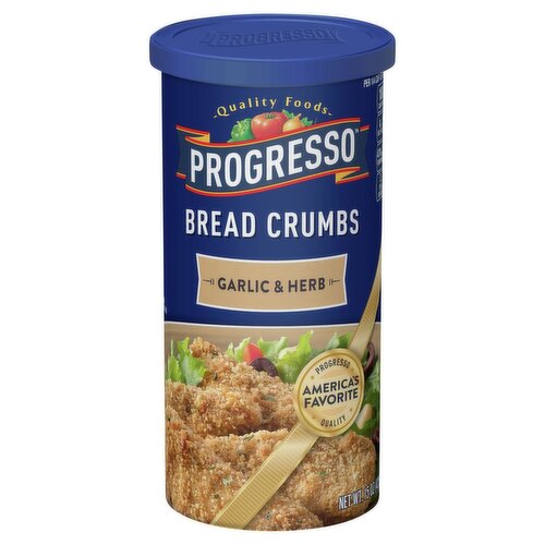 Progresso Garlic & Herb Bread Crumbs, 15 oz