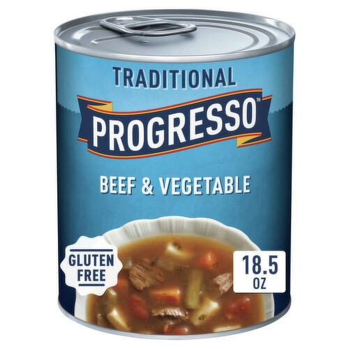 Progresso Traditional Beef & Vegetable Soup, 18.5 oz