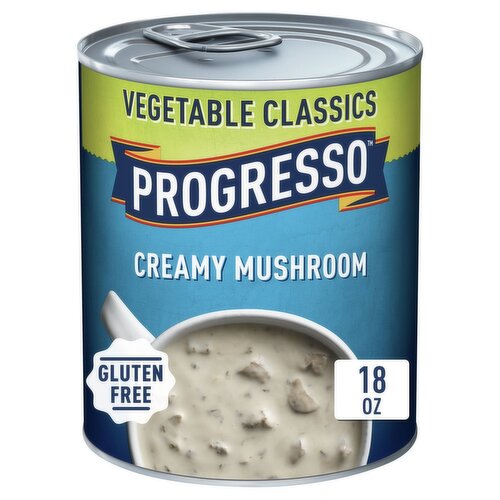 Progresso Vegetable Classics Creamy Mushroom Soup, 18 oz