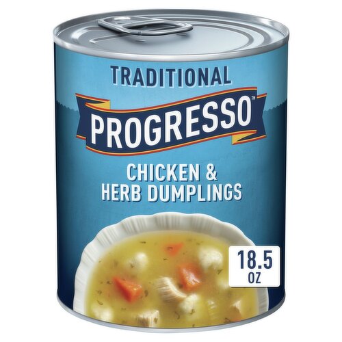 Progresso Traditional Chicken & Herb Dumplings Soup, 18.5 oz