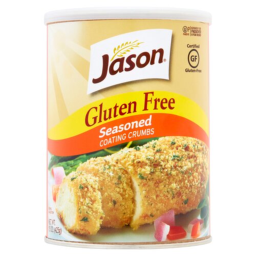 Jason Gluten Free Seasoned Coating Crumbs, 15 oz