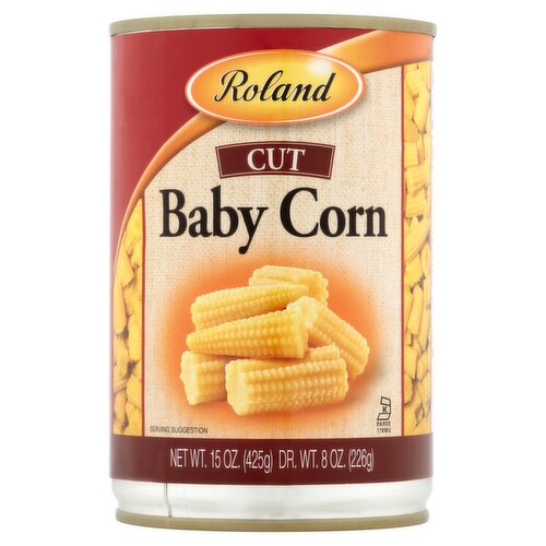 Roland Cut Baby Corn, 15 oz