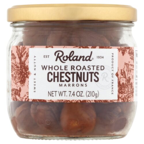 Roland Whole Roasted Chestnuts, 7.4 oz