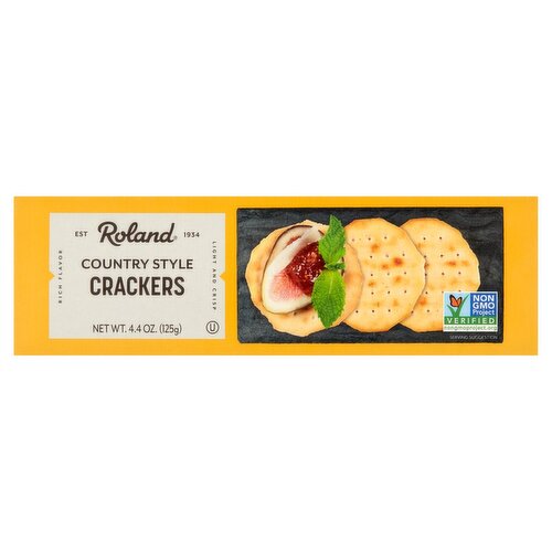 Roland Country Style Crackers, 4.4 oz