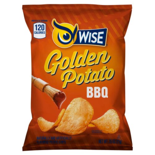 Wise Golden Potato BBQ Flavored Potato Chips, 0.75 oz