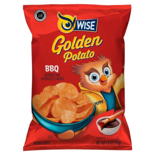 Wise Golden Potato BBQ Potato Chips, 7.5 oz