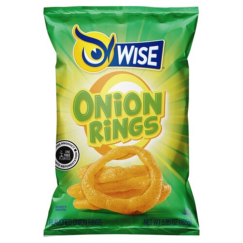 Wise Flavored Onion Rings, 5.85 oz