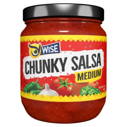 Wise Medium Chunky Salsa, 15 oz
