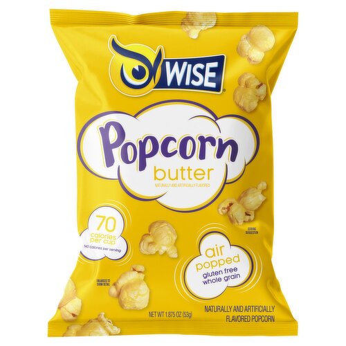 Wise Butter Flavored Popcorn, 1.875 oz
