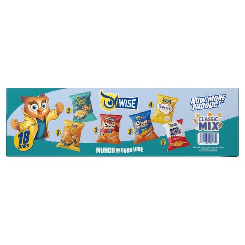 Wise MVP Classic Mix, 18 count, 16.5 oz