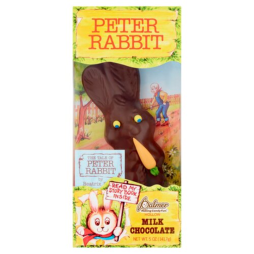 Palmer Peter Rabbit Hollow Milk Chocolate, 5 oz