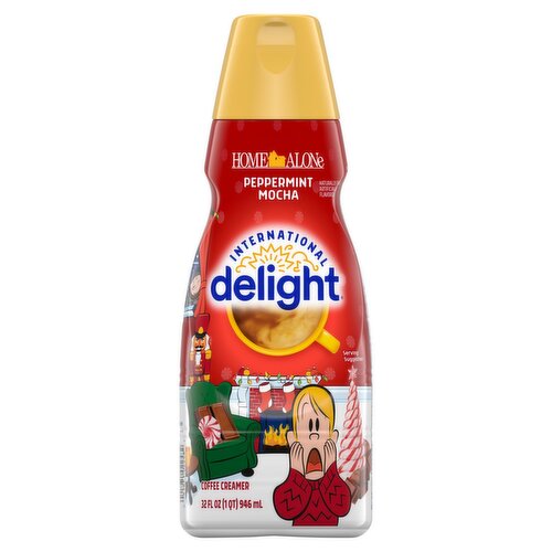 International Delight Home Alone Peppermint Mocha Coffee Creamer, 32 fl oz