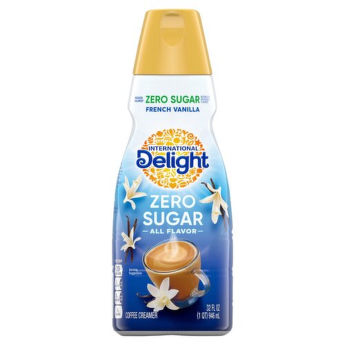 International Delight Zero Sugar French Vanilla Coffee Creamer, 32 fl oz