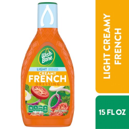 Wish-Bone Light Creamy French Dressing, 15 fl oz