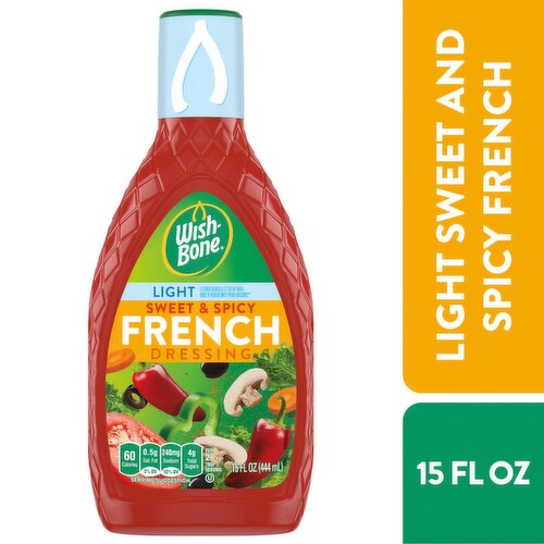 Wish-Bone Light Sweet & Spicy French Dressing, 15 fl oz