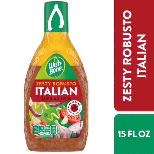 Wish-Bone Zesty Robusto Italian Dressing, 15 fl oz