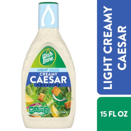 Wish-Bone Light Creamy Caesar Dressing, 15 fl oz