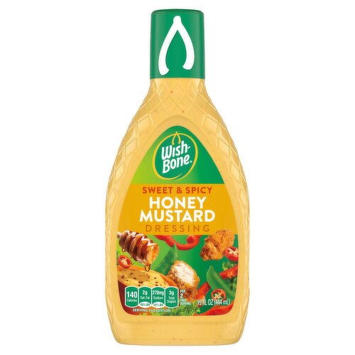 Wish-Bone Sweet & Spicy Honey Mustard Dressing, 15 fl oz