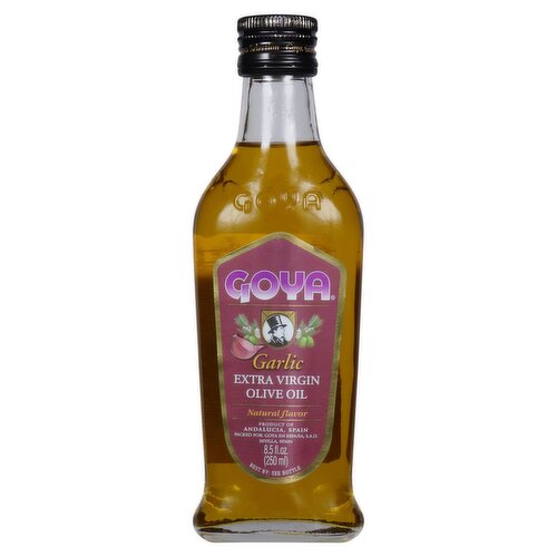 Goya Garlic Extra Virgin Olive Oil, 8.5 fl oz