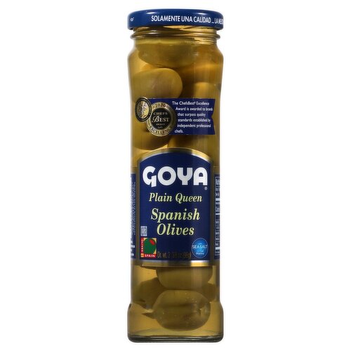 Goya Plain Queen Spanish Olives, 3 3/8 oz