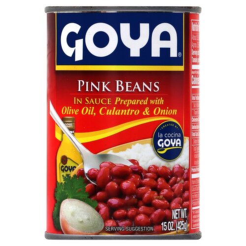 Goya Pink Beans in Sauce, 15 oz