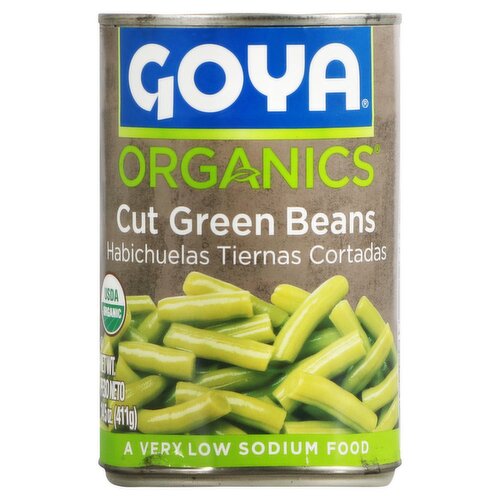 Goya Organics Cut Green Beans, 14.5 oz