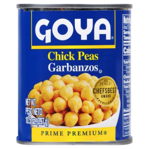 Goya Prime Premium Chick Peas, 10.5 oz