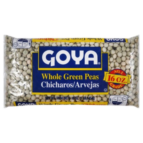 Goya Whole Green Peas, 16 oz