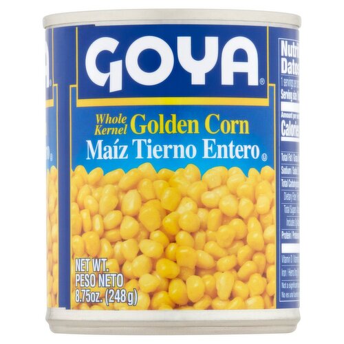 Goya Whole Kernel Golden Corn, 8.75 oz